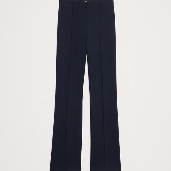 NWT Banana Republic MP Navy High Rise Crop Flare Everywhere Ponte Pull On Pants - Picture 4 of 7